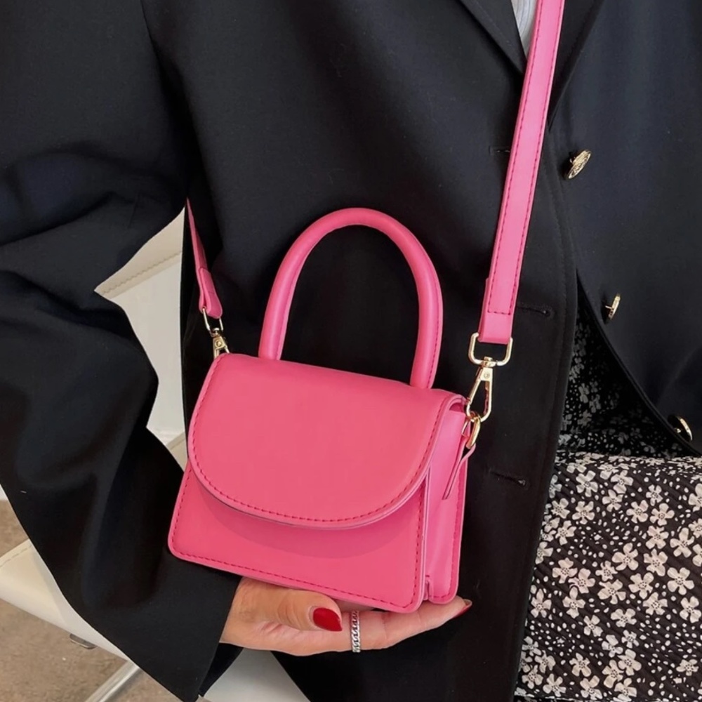 Pink Micro Crossbody Bag